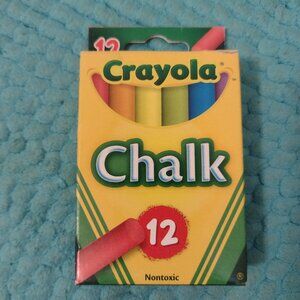 NEW 12-pack chalk - multi color Crayola